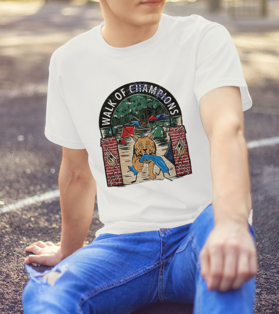 Walk Of Champions Wildcat Tent Scene T-Shirt
