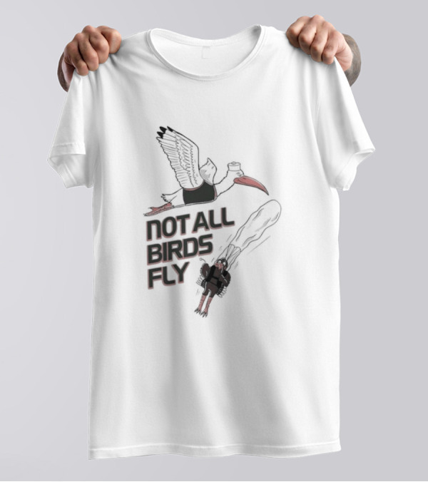 Miami Hurricanes Not All Birds Fly Jetpack Adventure T-Shirt