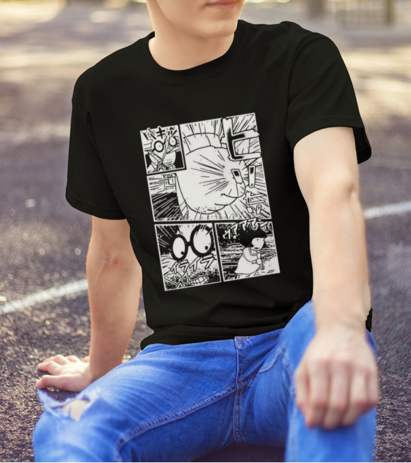 Arthur Fist Meme Manga Style Comic Panel T-Shirt