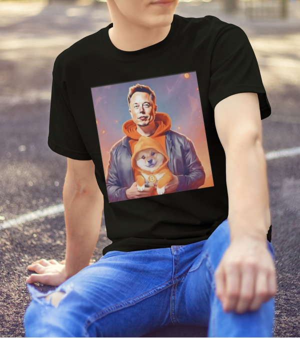 Elon Musk Doge Meme Bitcoin Much Better Wow T-Shirt