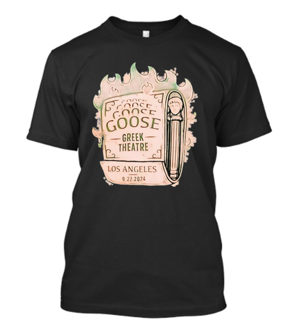Goose Greek Theatre Los Angeles 9.27.2024 Retro Fire Element T-Shirt