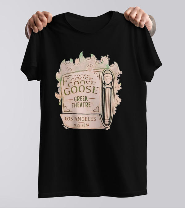 Goose Greek Theatre Los Angeles 9.27.2024 Retro Fire Element T-Shirt