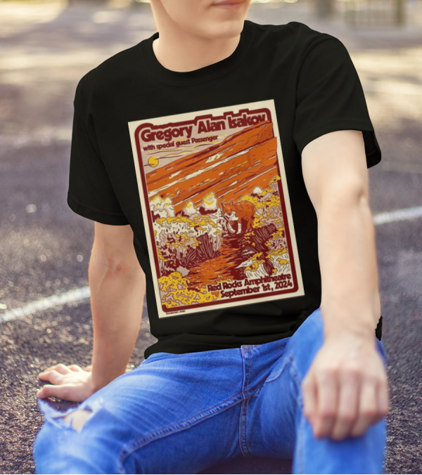 Gregory Alan Isakov With Special Guest Passenger Red Rocks Amphitheatre September 1st, T-Shirt