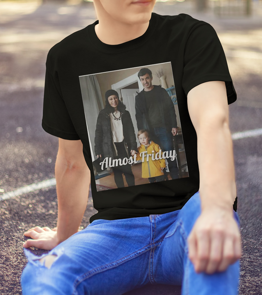 Nathan Fielder Family Almost Friday Cozy Home Scene T-Shirt