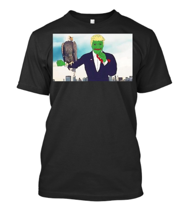 President Donald Trump Pepe The Frog Eagle Meme Funny T-Shirt