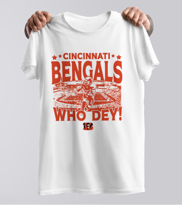 Cincinnati Bengals Who Dey Football Stadium T-Shirt