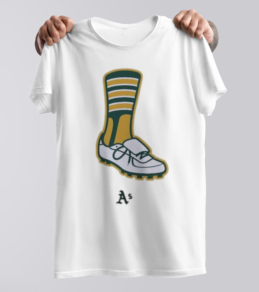 Oakland Athletics A's Remember Oakland 1968 – 2024 Vintage Sock T-Shirt