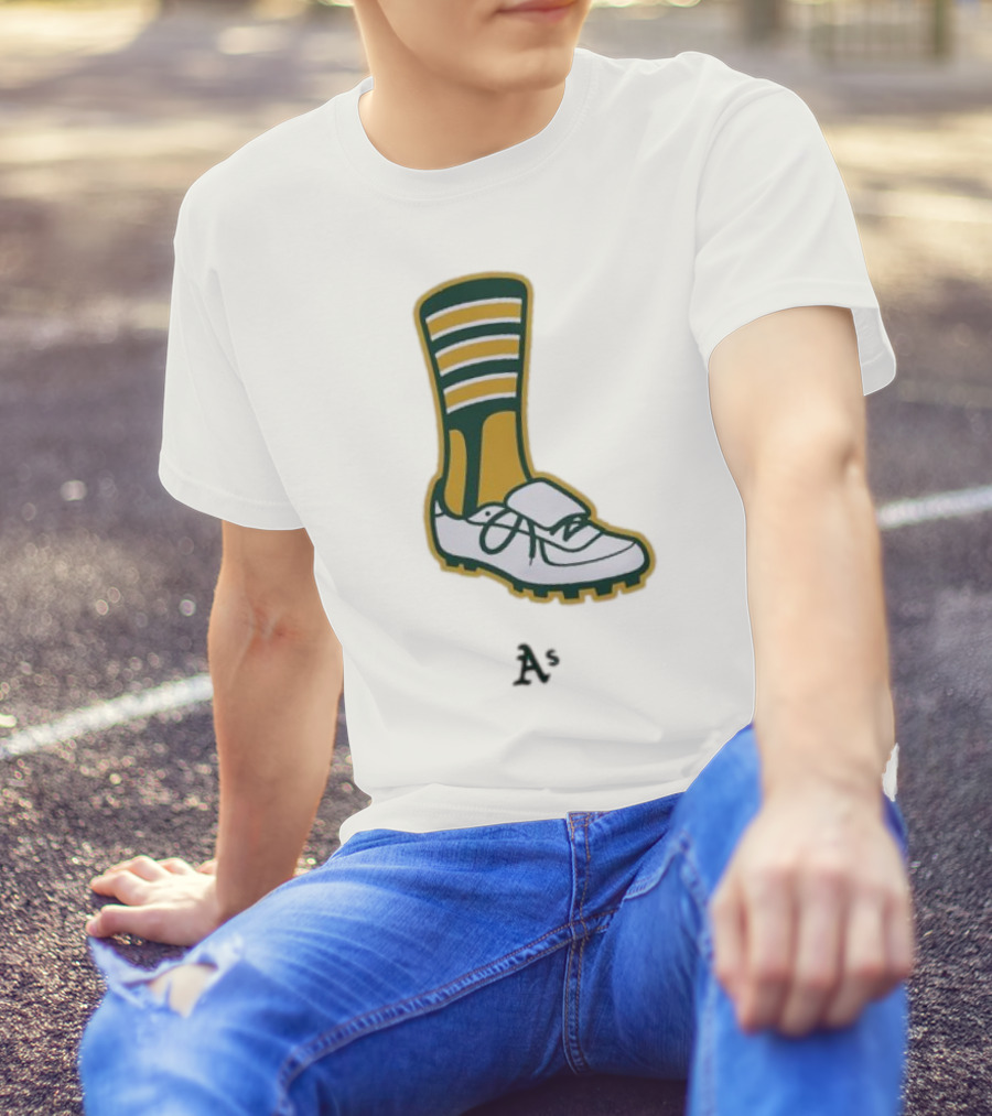 Oakland Athletics A's Remember Oakland 1968 – 2024 Vintage Sock T-Shirt