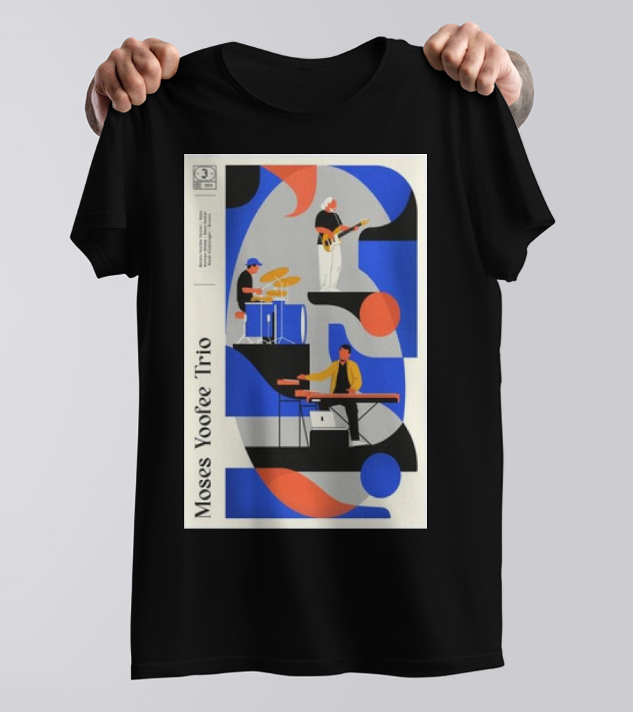 Moses Yoofee Trio Live At Jassmine Warszawa Poland October 11 T-Shirt
