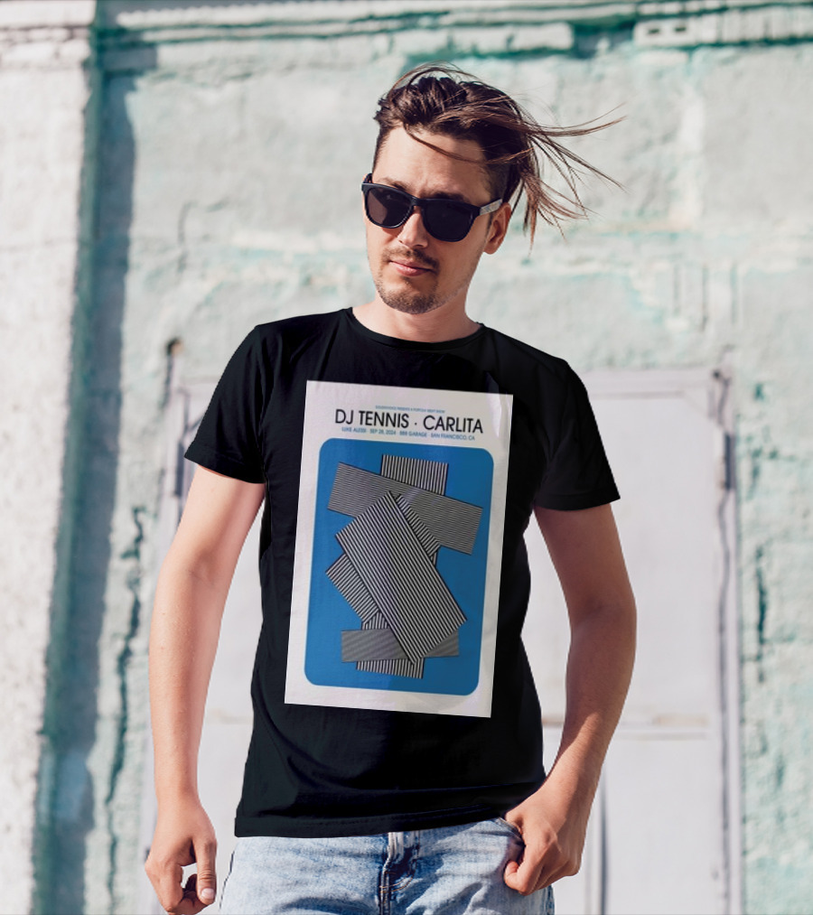DJ Tennis X Carlita Live At 888 Garage San Francisco September 28 2024 Portola After Party T-Shirt