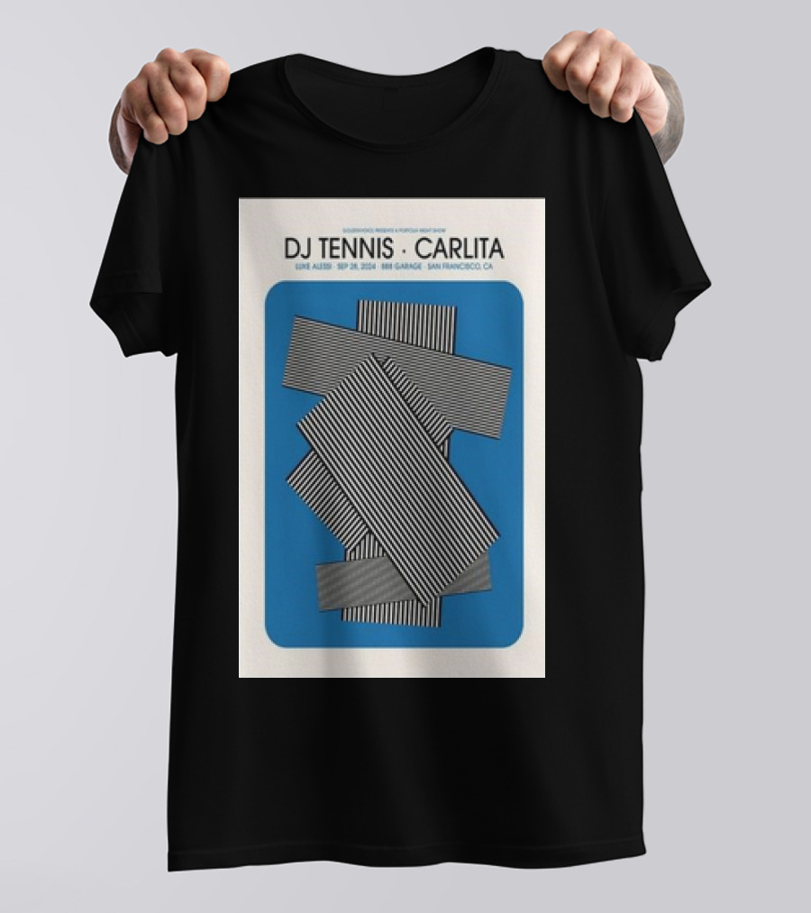 DJ Tennis X Carlita Live At 888 Garage San Francisco September 28 2024 Portola After Party T-Shirt