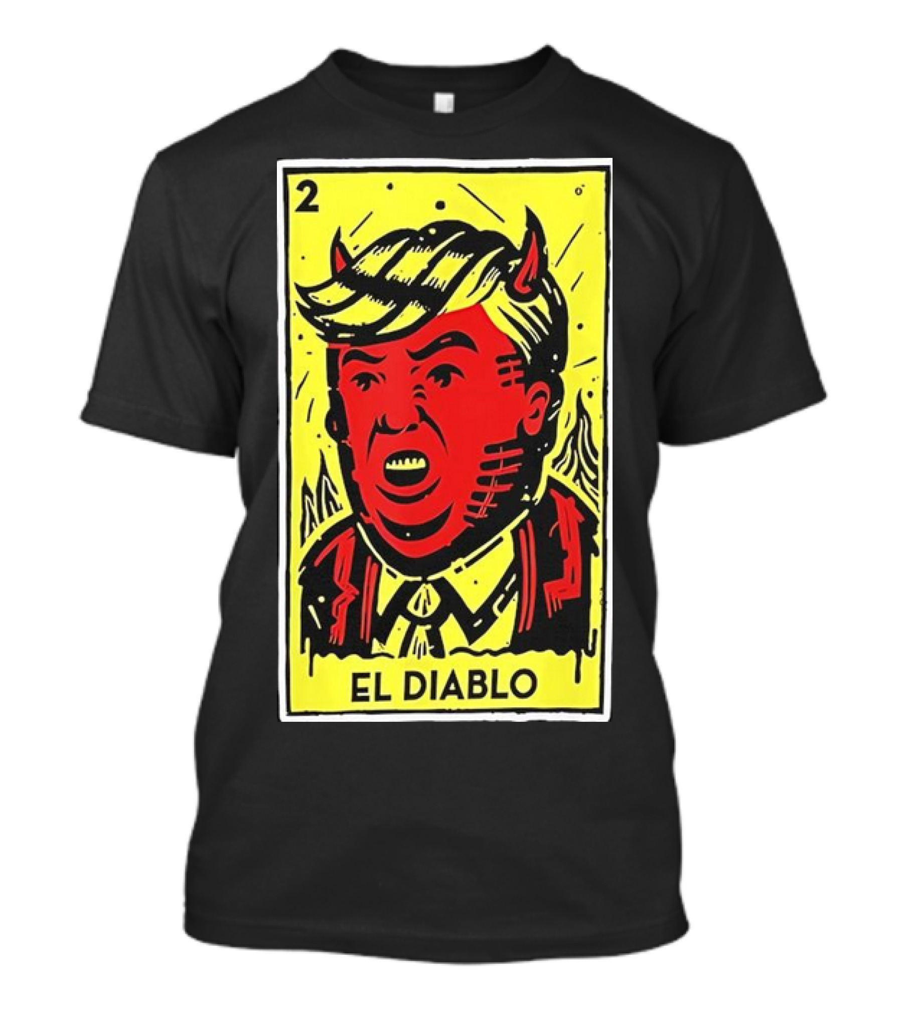 Trump El Diablo Devil Card Two T-Shirt