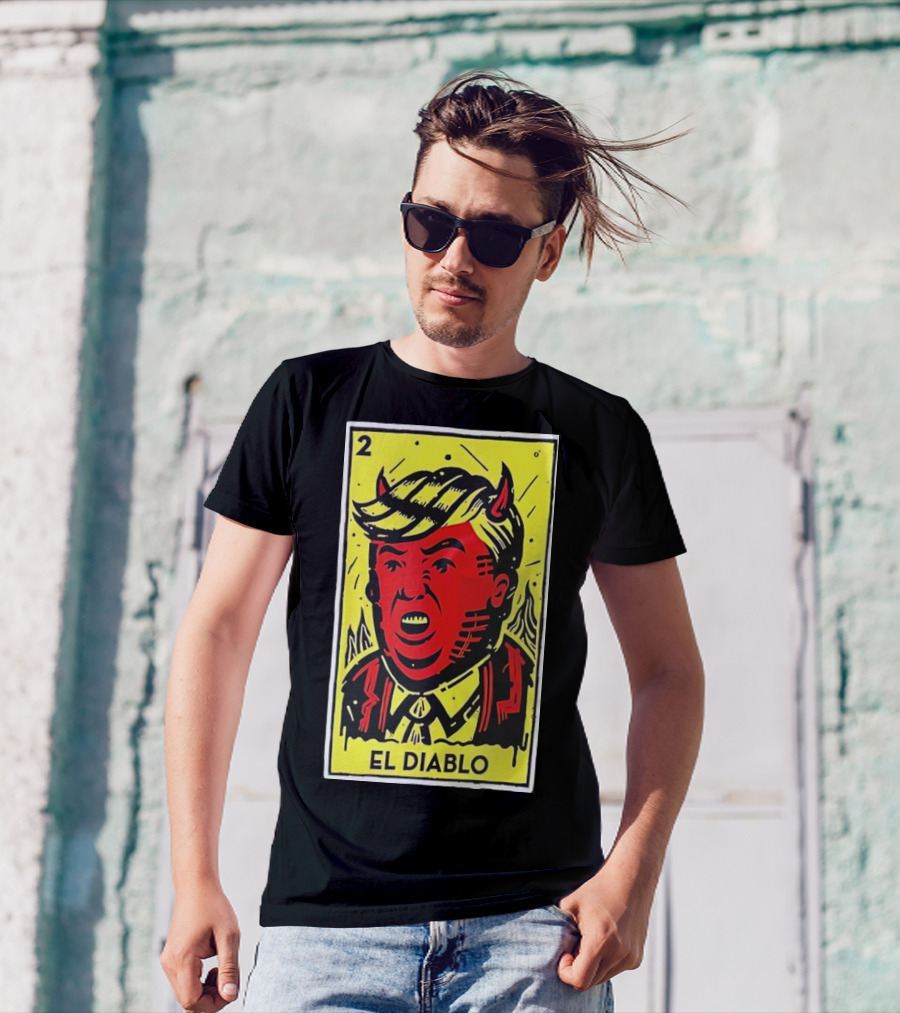 Trump El Diablo Devil Card Two T-Shirt