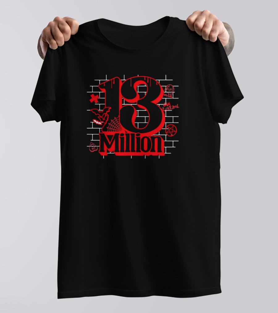 13 Million Gothic Grafitti T-Shirt