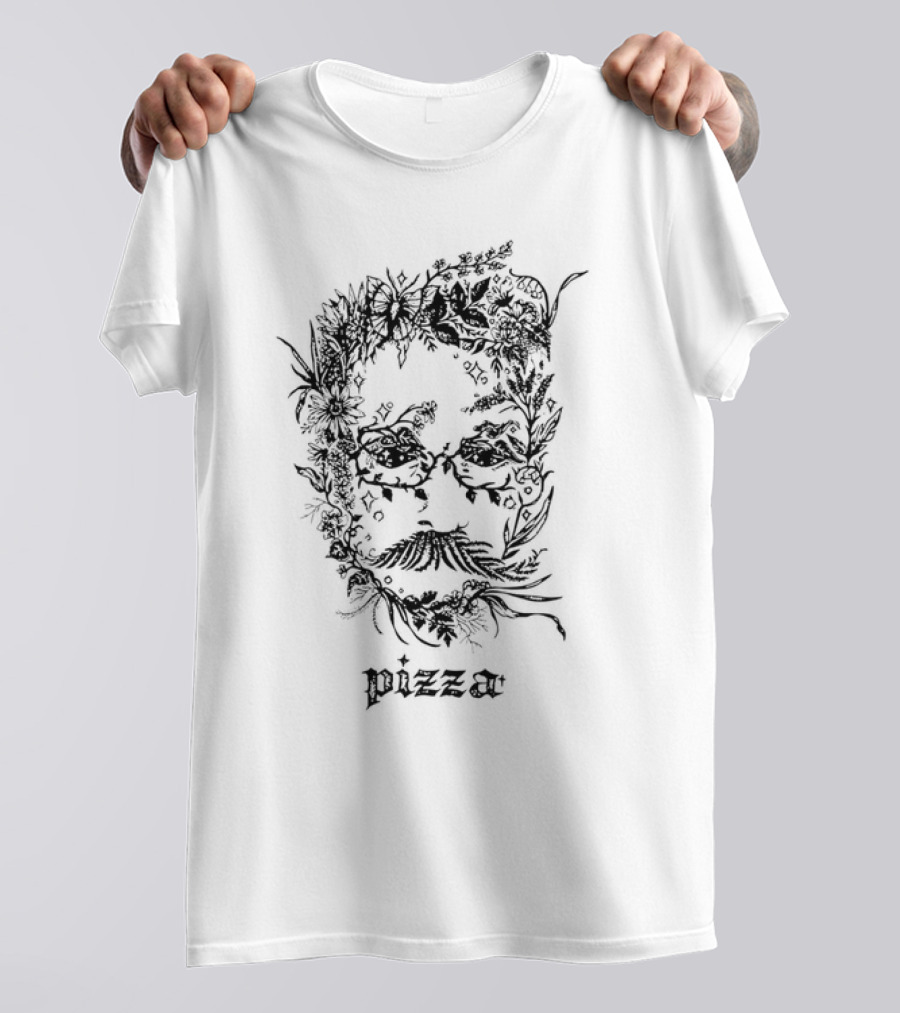 Pizza Nature Floral John T-Shirt