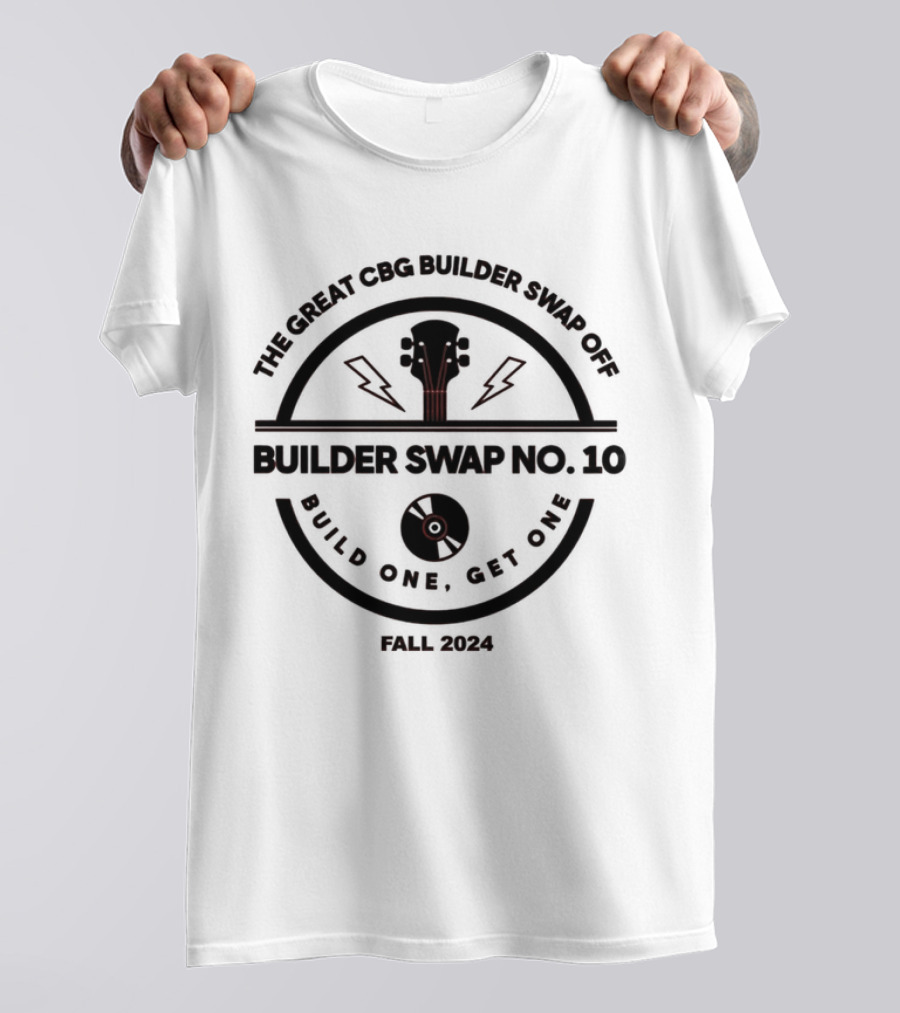 The Great CBG Builder Swap Off Fall 2024 Builder Swap No. 10 Build One Get One T-Shirt