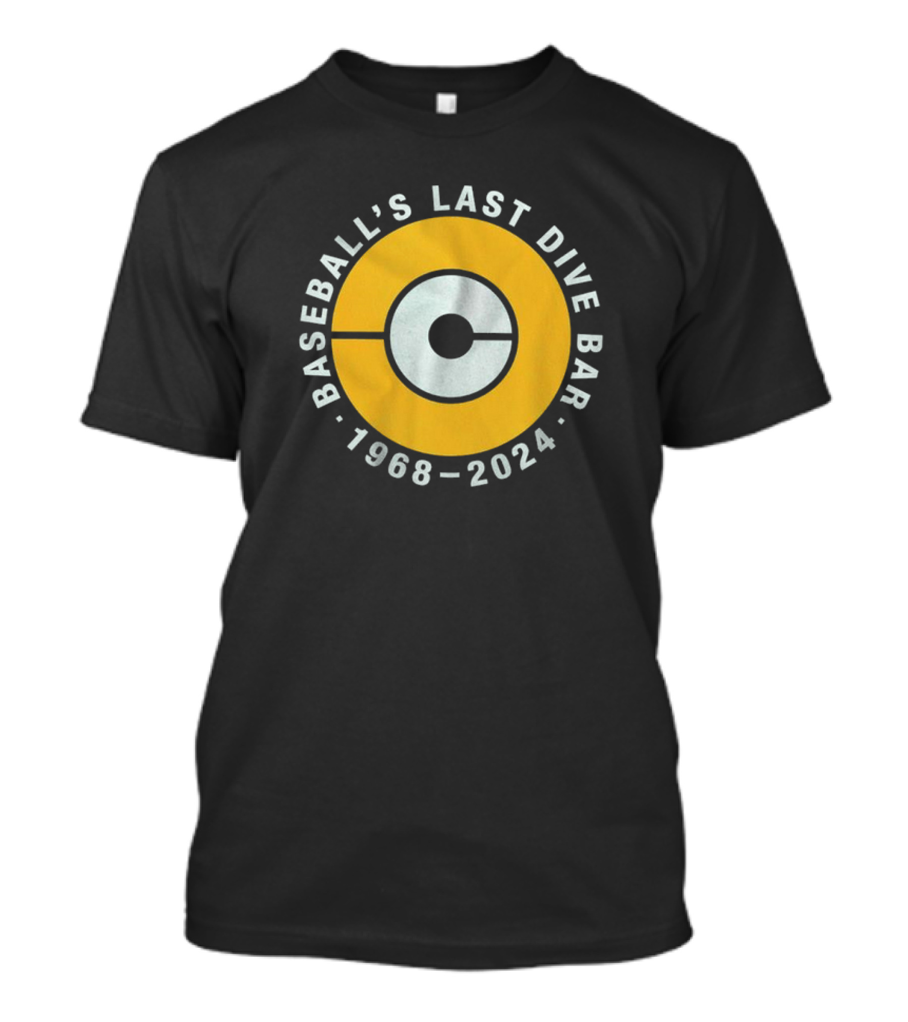 Baseball's Last Dive Bar Oakland Athletics 1968-2024 Circle T-Shirt