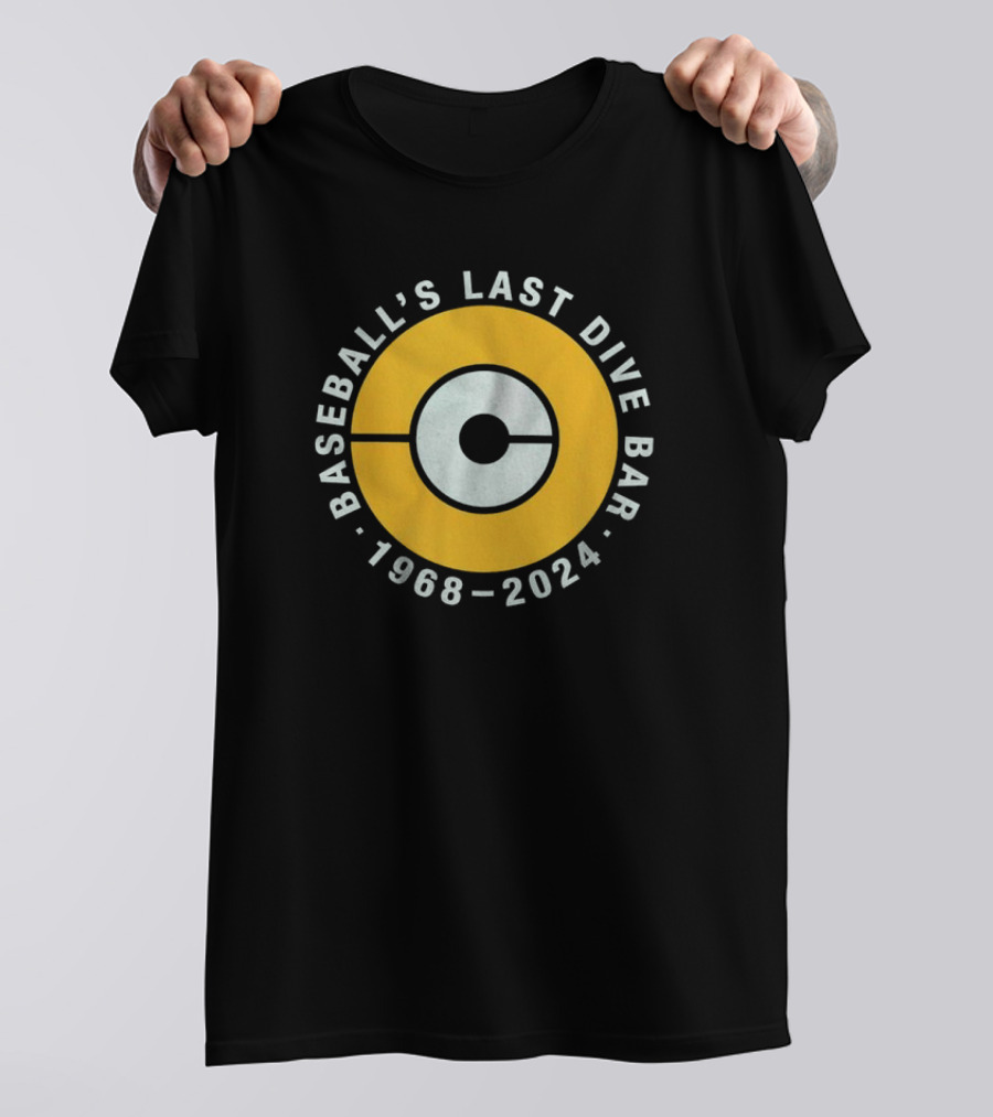 Baseball's Last Dive Bar Oakland Athletics 1968-2024 Circle T-Shirt