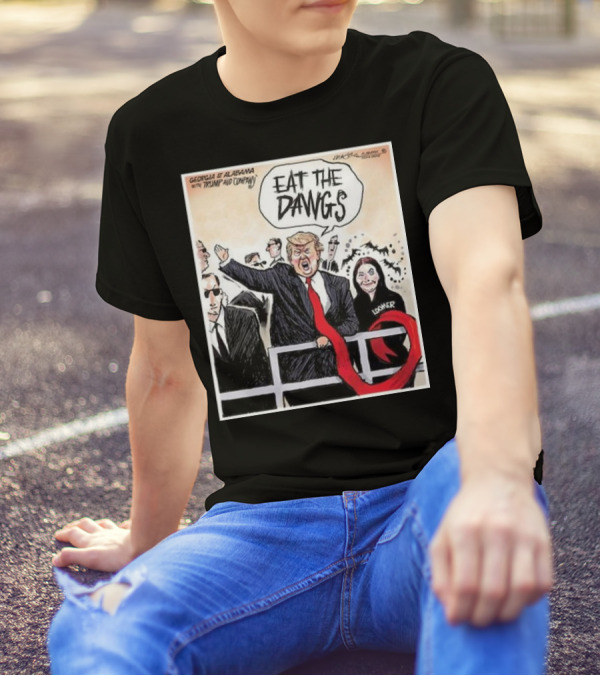 Georgia At Alabama Eat The Dawgs Trump And Company T-Shirt