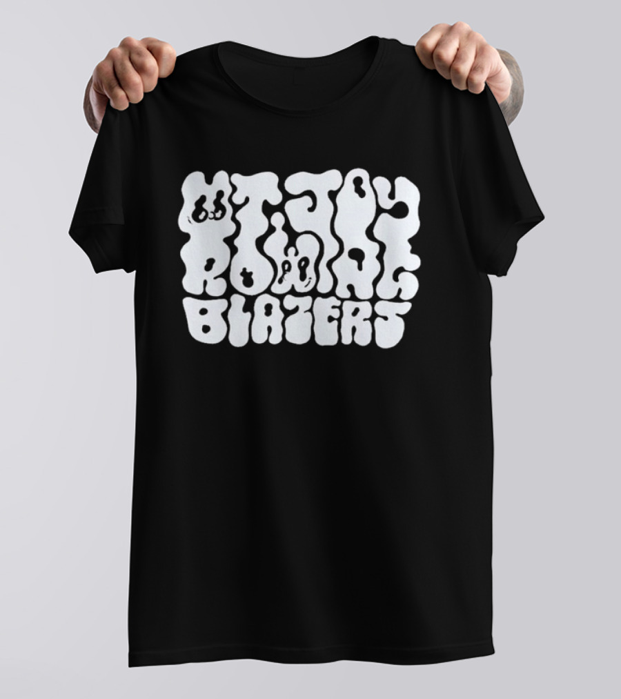 Rowing Blazers X Mt. Joy Psychedelic Typography Collaboration T-Shirt