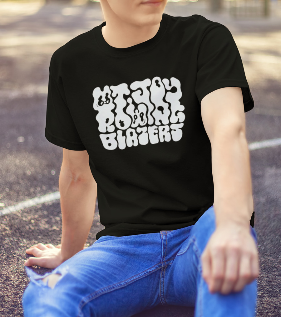 Rowing Blazers X Mt. Joy Psychedelic Typography Collaboration T-Shirt