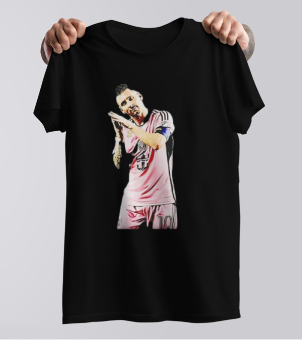 Sleepy Messi Inter Miami Number 10 Football T-Shirt