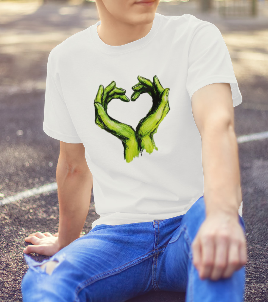 Green Hands Heart Love T-Shirt