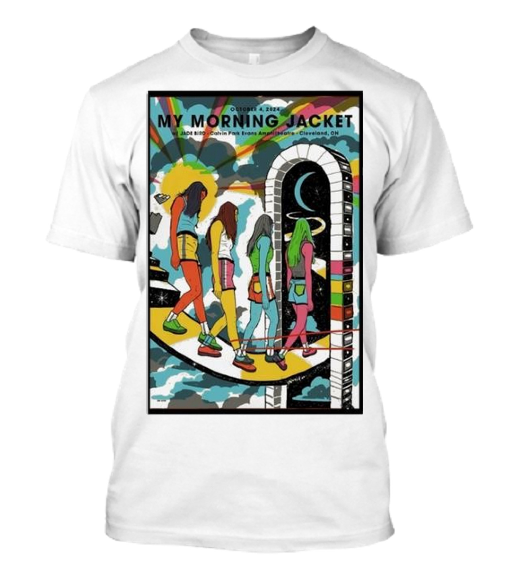 My Morning Jacket October 4 2024 Jade Bird Cleveland Ohio Concert T-Shirt