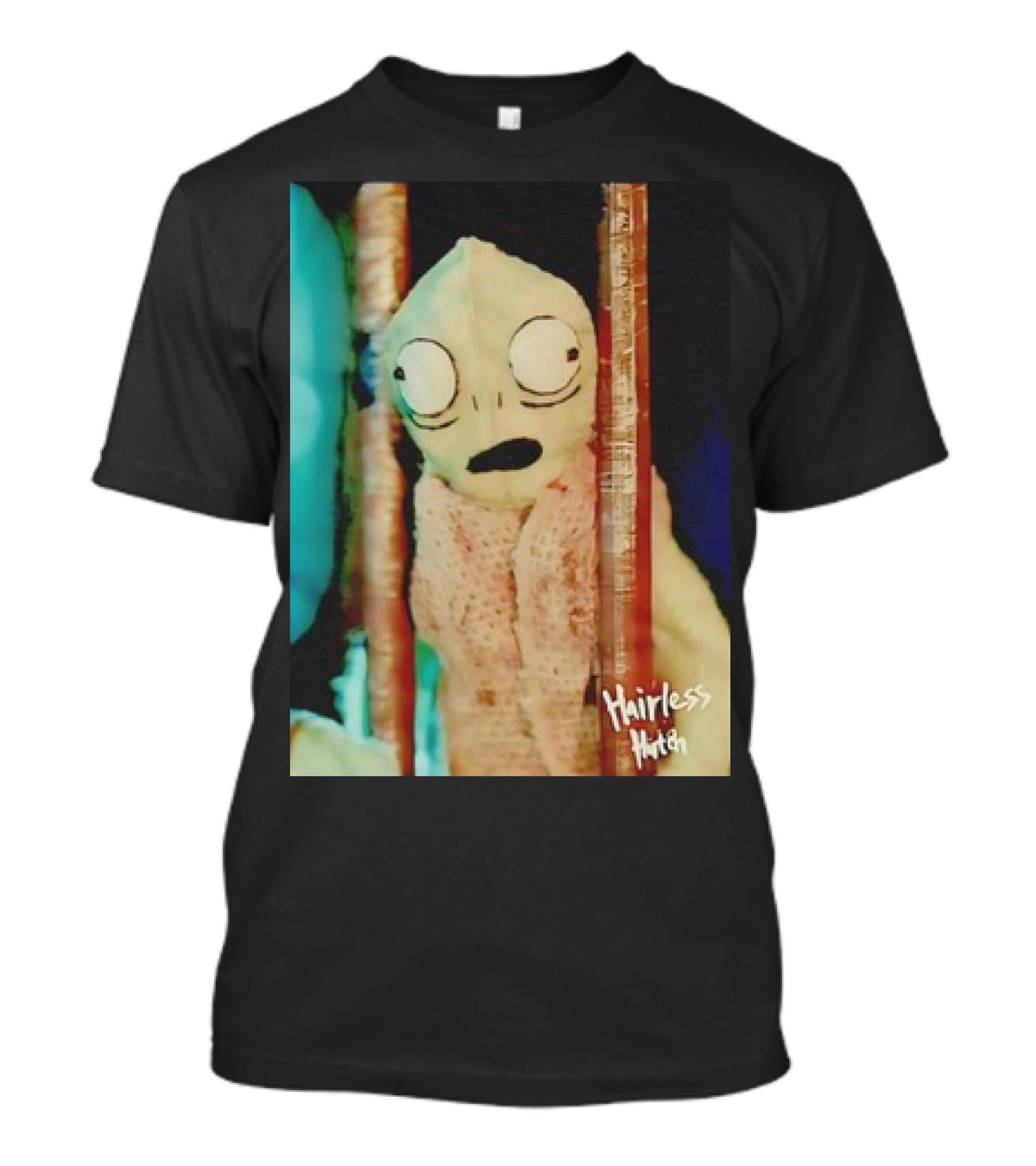 Hairless Hutch Retro Creature Design With Signature T-Shirt