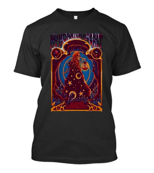 My Morning Jacket October 3 2024 Maymont Richmond Va Mystical Woman Moon And Stars T-Shirt