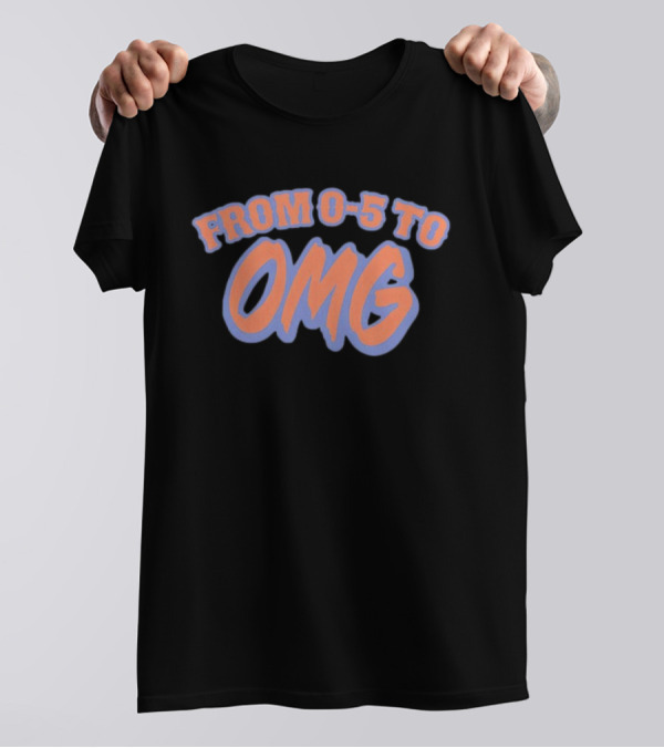 New York Mets From 0-5 To OMG T-Shirt
