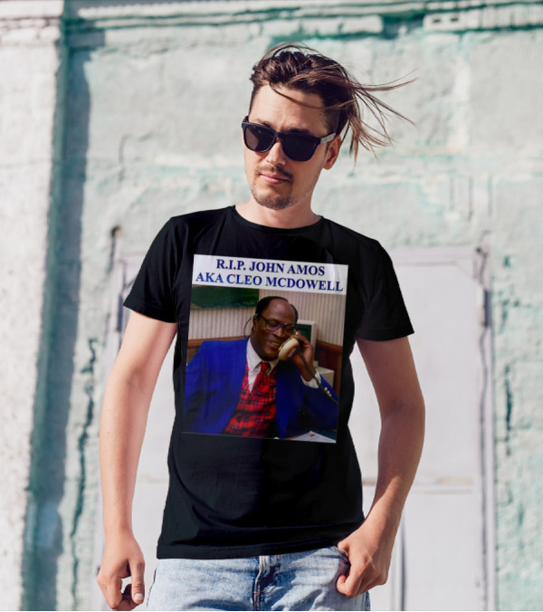 RIP John Amos Cleo McDowell Iconic T-Shirt
