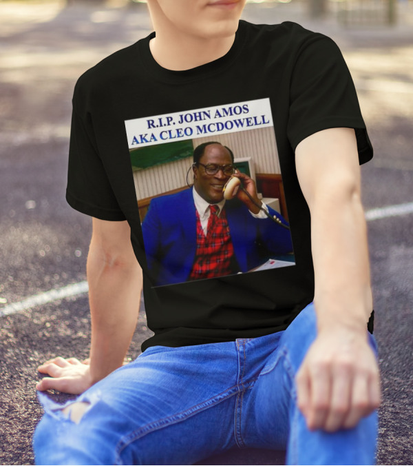 RIP John Amos Cleo McDowell Iconic T-Shirt
