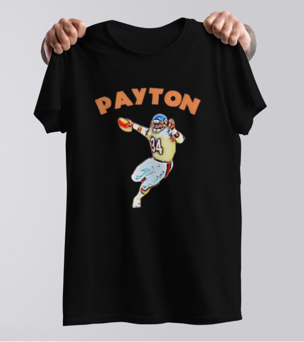 Payton 34 Chicago Football T-Shirt