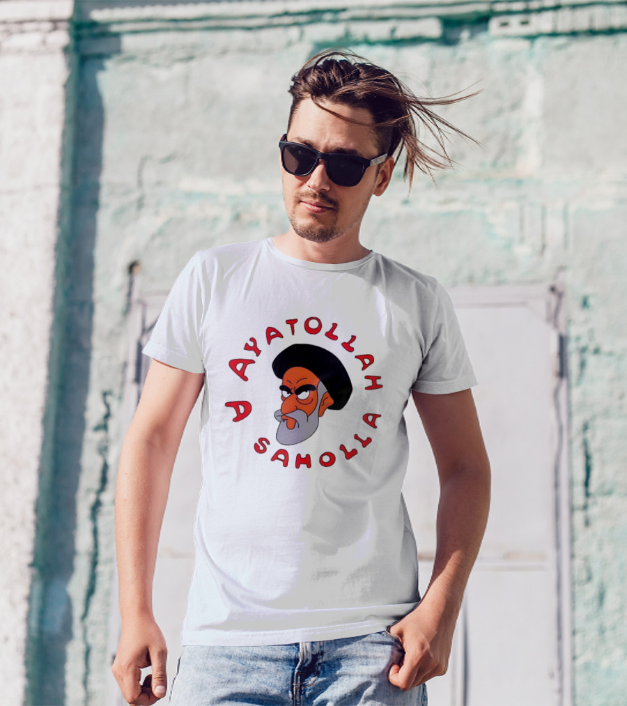 Ayatollah Asaholla Simpsons Iconic Cartoon Character T-Shirt