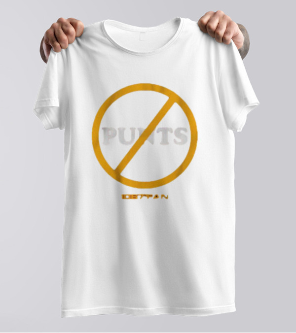 Washington Football No Punts Iconic Symbol Phrase T-Shirt