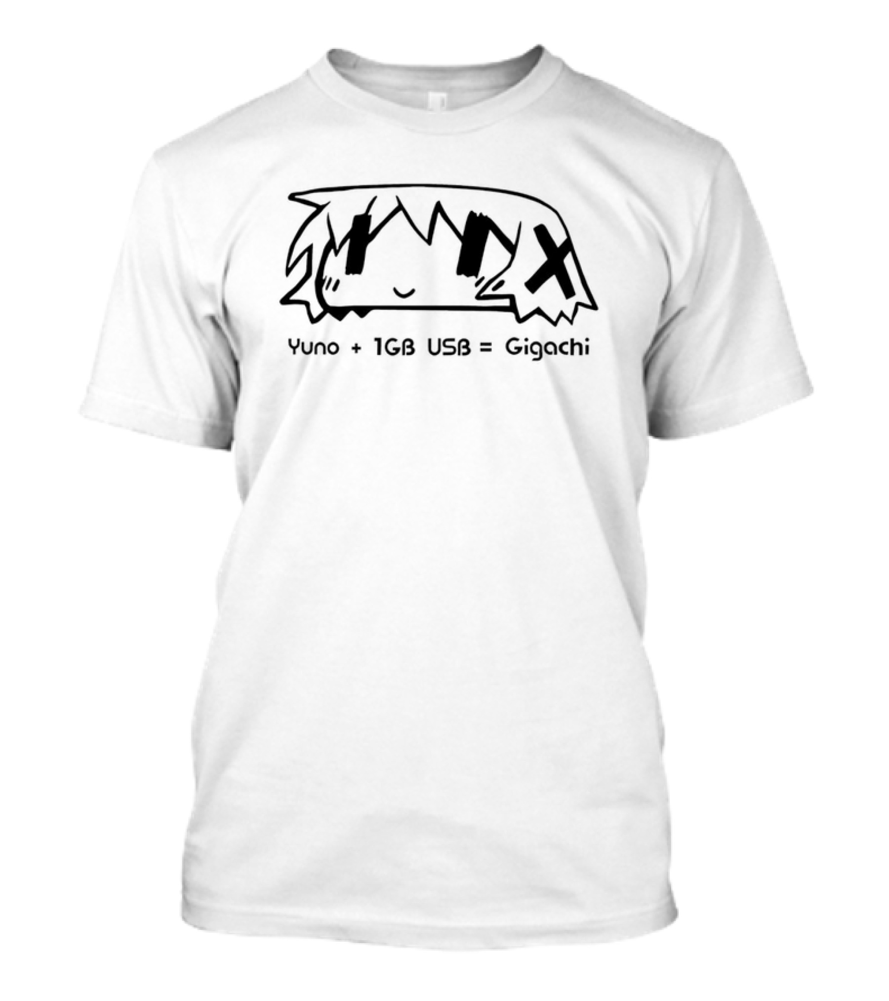 Yuno 1GB USB Gigachi Face Drawing T-Shirt