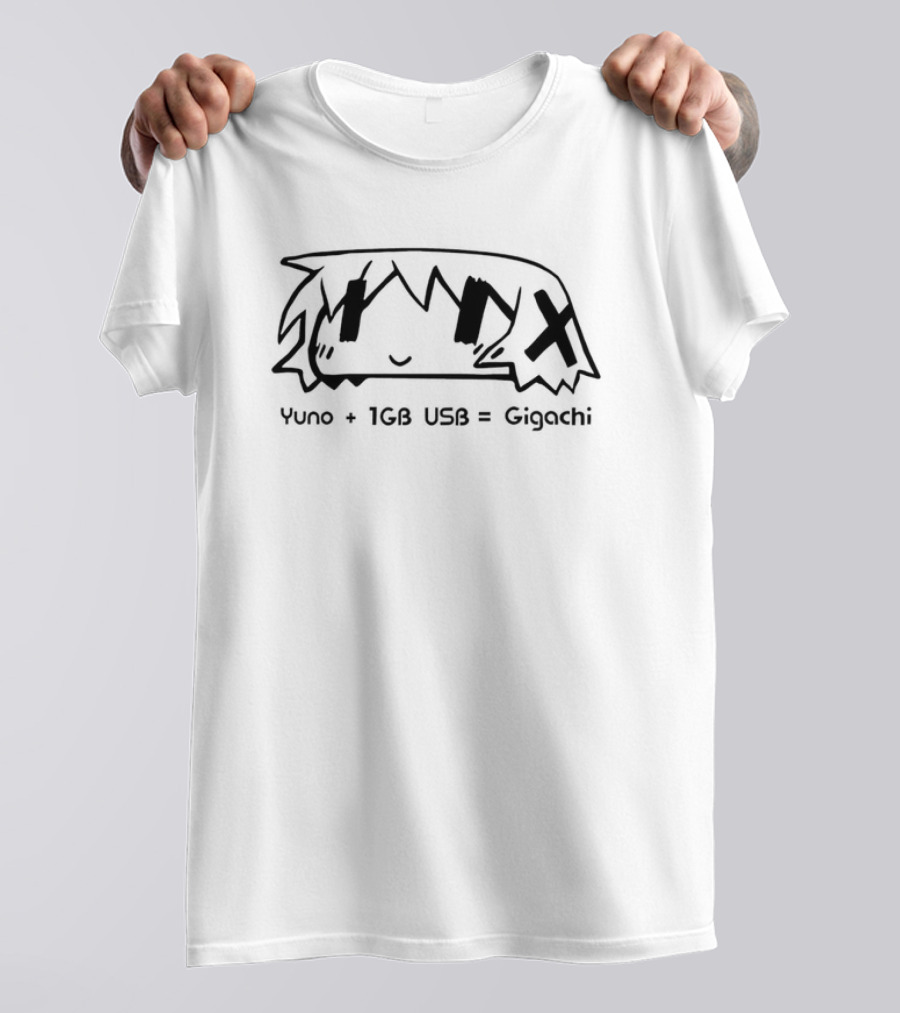 Yuno 1GB USB Gigachi Face Drawing T-Shirt