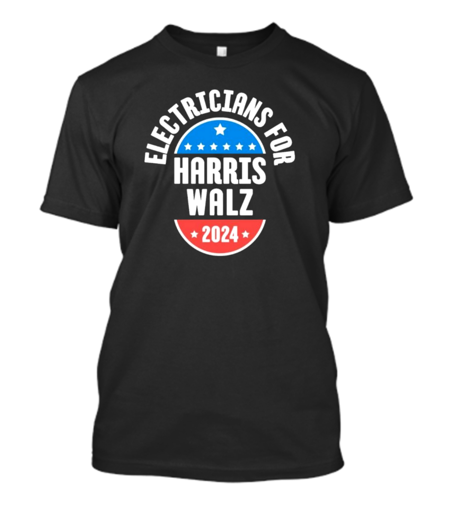 Electricians For Harris Walz 2024 Campaign T-Shirt