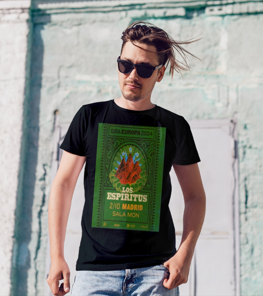 Los Espíritus Gira Europa 2024 October 02 Sala MON Madrid Event T-Shirt