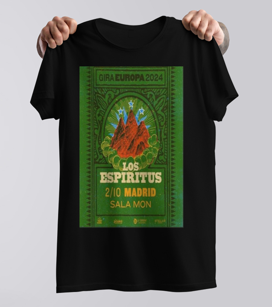 Los Espíritus Gira Europa 2024 October 02 Sala MON Madrid Event T-Shirt