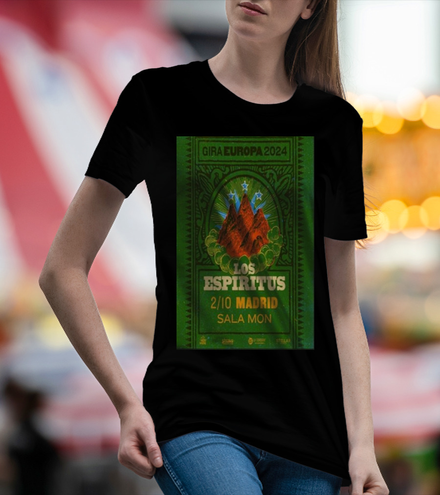 Los Espíritus Gira Europa 2024 October 02 Sala MON Madrid Event T-Shirt