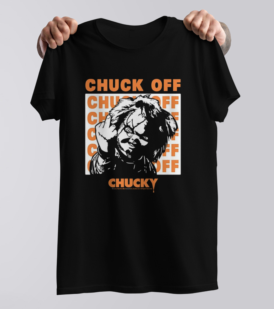 Riot Society Chucky Chuck Off Horror Icon Rebellion T-Shirt