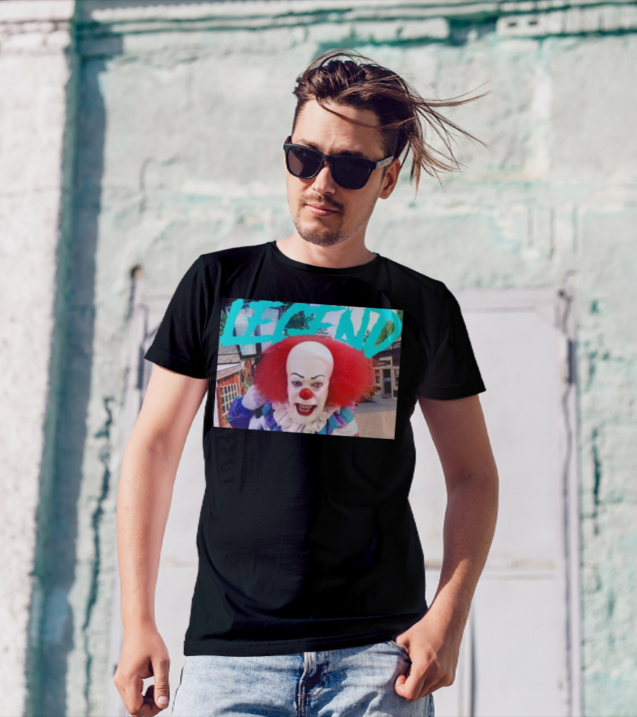 The Pennywise Spooky Legend Retro Clown Horror T-Shirt