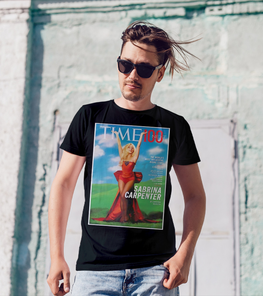 TIME 100 Next The World's Most Influential Rising Stars Sabrina Carpenter By Christina Aguilera T-Shirt