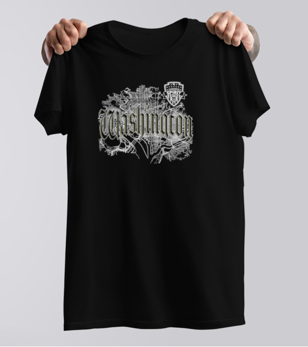 Washington Spirit Map Football USA T-Shirt