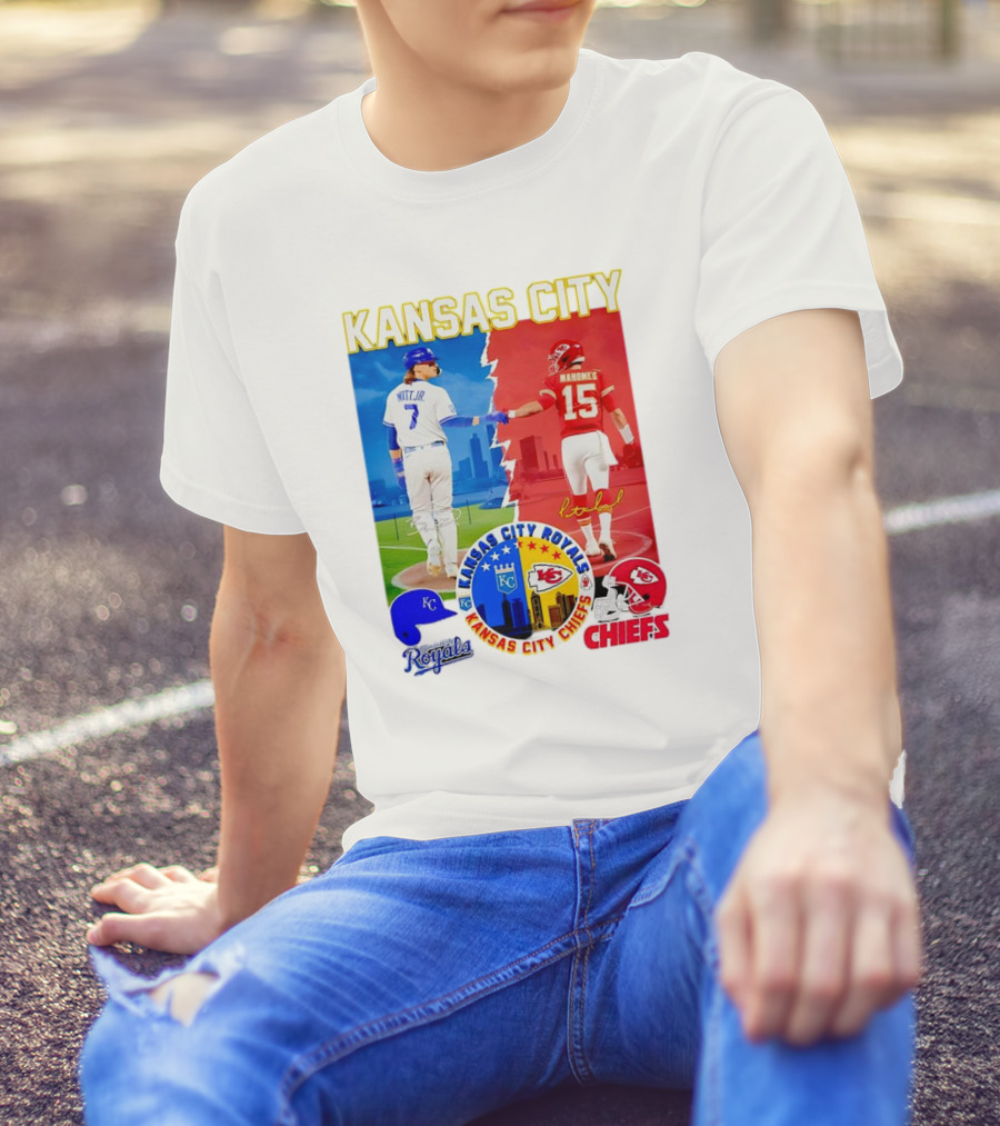 Kansas City Mahomes Chiefs Royals Witt Jr. T-Shirt