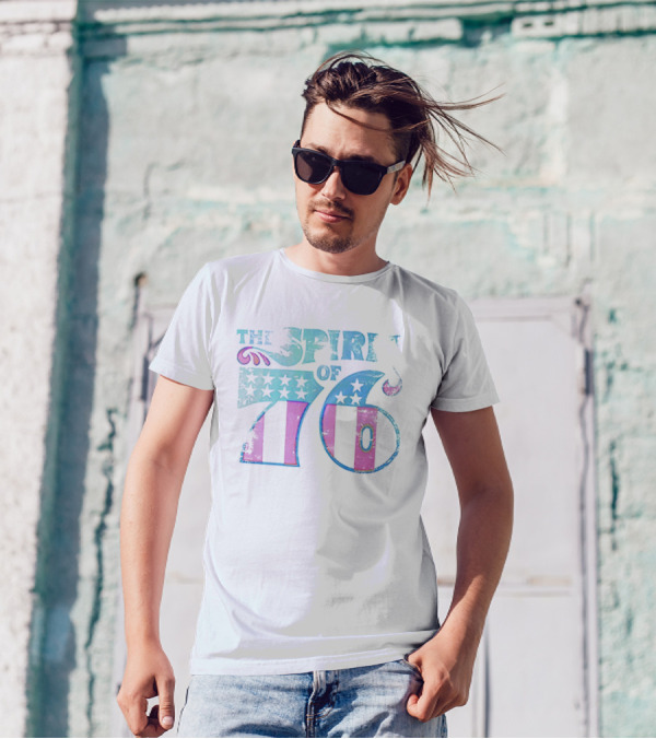 Pearl Charles The Spirit Of 76 American T-Shirt