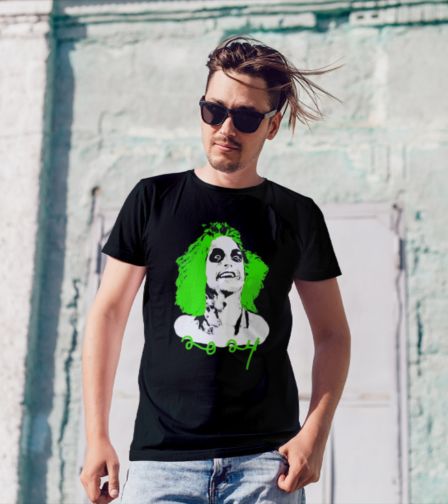 Beetlejuice 2024 Green Hair Revived T-Shirt