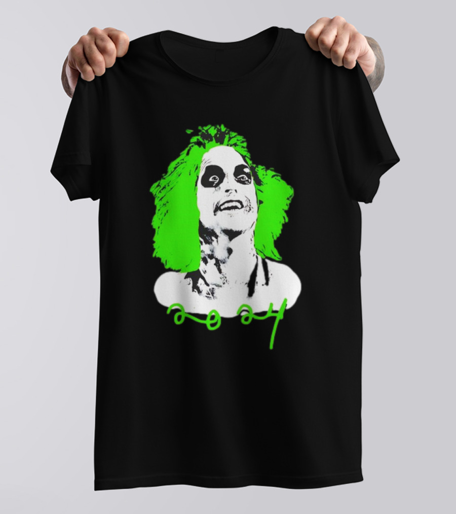 Beetlejuice 2024 Green Hair Revived T-Shirt